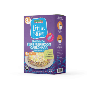 8m+ Pasta - Fish Mushroom Carbonara