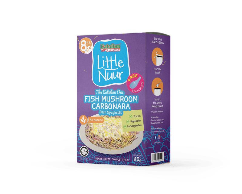 Fish Mushroom Carbonara