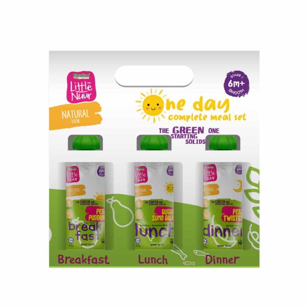 6m+ The Green One - One Day Complete Meal Set