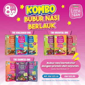 8m+ Kombo - Bubur Nasi Berlauk